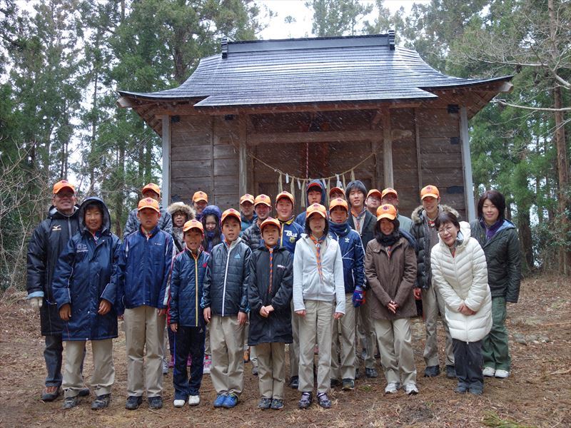 五十鈴神社にて