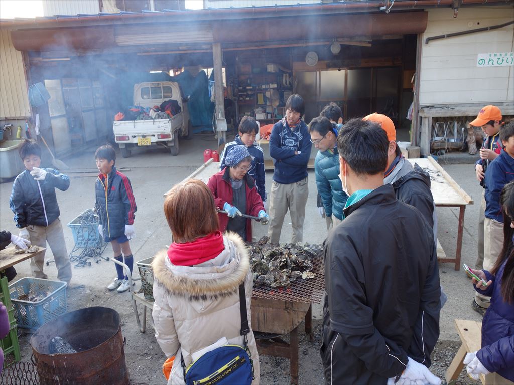 焼き牡蛎